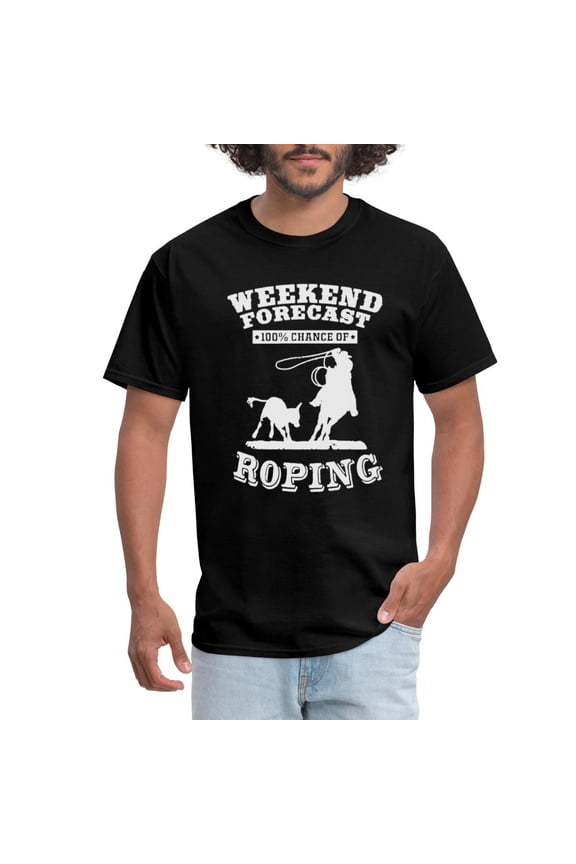 True Vibe Weekend Forecast Roping Rodeo Men'S T-Shirt