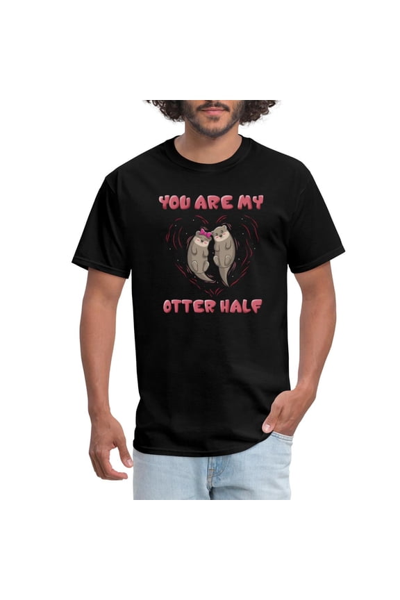 You Are My Otter Half Funny Sea Otter Pun Gift Men'S T-Shirt