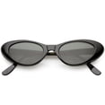 thumbnail image 1 of True Vintage Cat Eye Sunglasses Neutral Colored Lens 48mm (Black / Smoke), 1 of 4