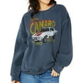 thumbnail image 1 of True Vintage Womens Z28 Camaro Sweatshirt, Grey, X-Small, 1 of 2