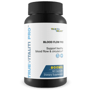 True Vitaliti Pro Blood Flow Pro L-Arginine - Our Best Circulation Supplement for True Vitality Male Blood Flow & Circulation Health - L-Arginine Mens Circulation Supplement - Help Blood Flow