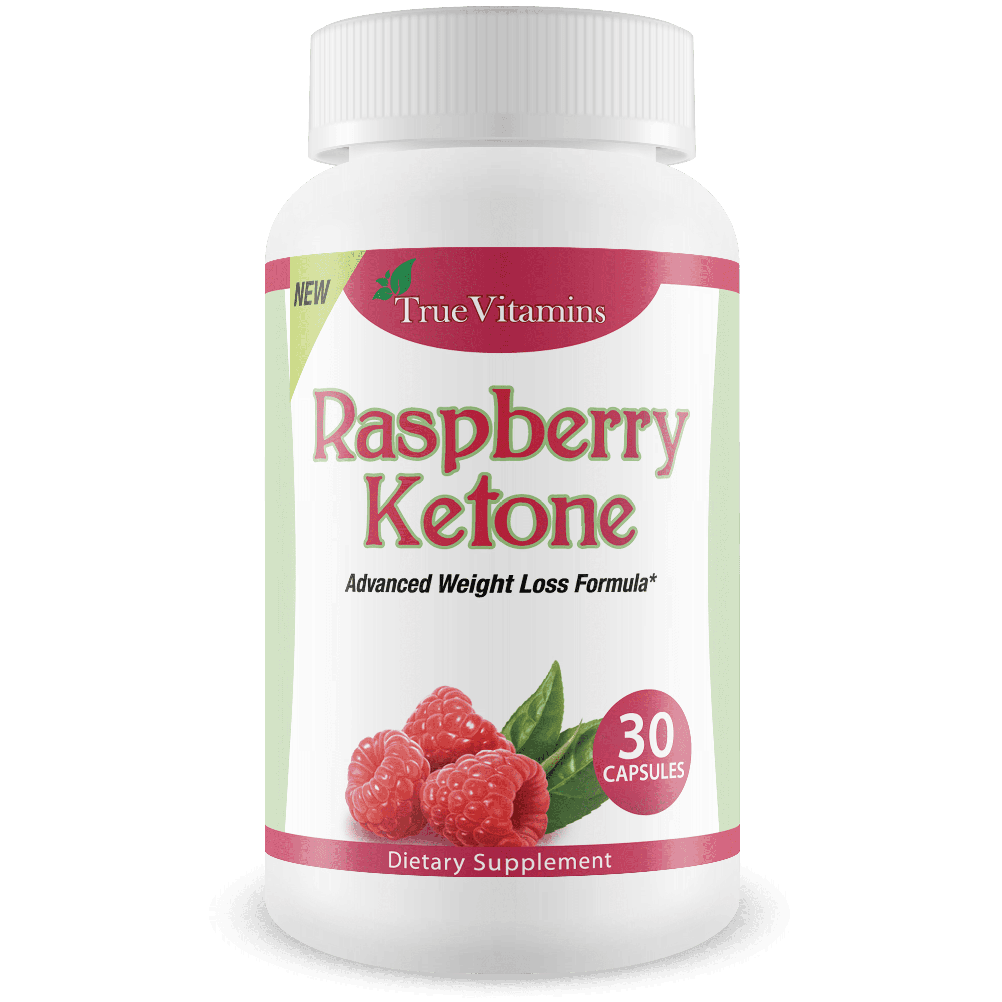 True Vitamins Raspberry Ketones All Natural Weight Loss Supplement