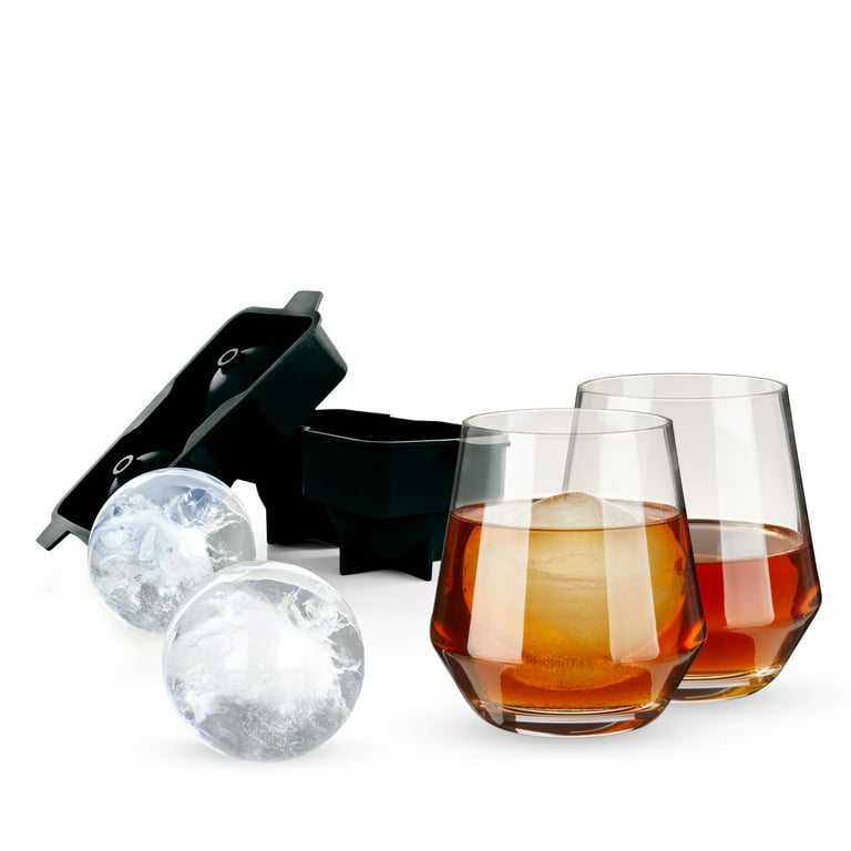 Premium Whiskey Glass with Silicone Ice Mold – Animi Causa
