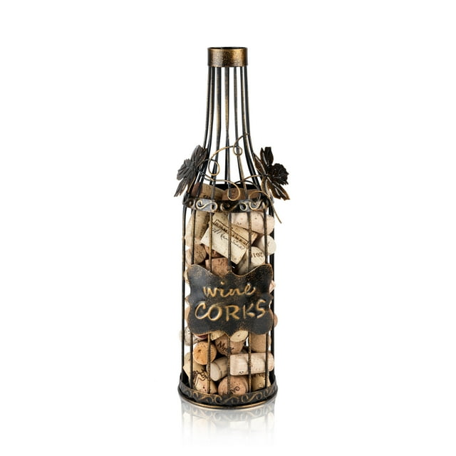 True Wine Cork Holder - Wine Cork Storage & Decor, Rustic Bronze Finish