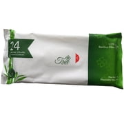 True Wipes Natural Plant-Based, Bamboo Fiber 24 count Extra Large Body Wipe 12x9inches
