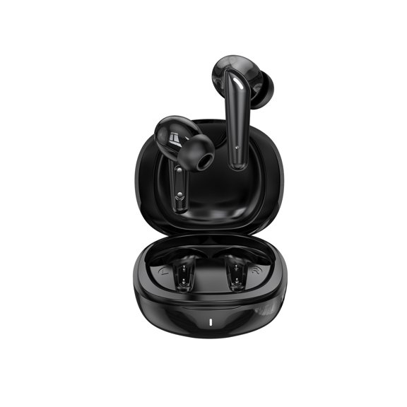 True Wireless Bluetooth Earbuds, Bluetooth 5.2, Charging Case, Fingerprint Control, Smart Noise Reduction, HiFi Stereo, Sweatproof, HD Call, Auto Pairing, Lightweight Sports Earphones