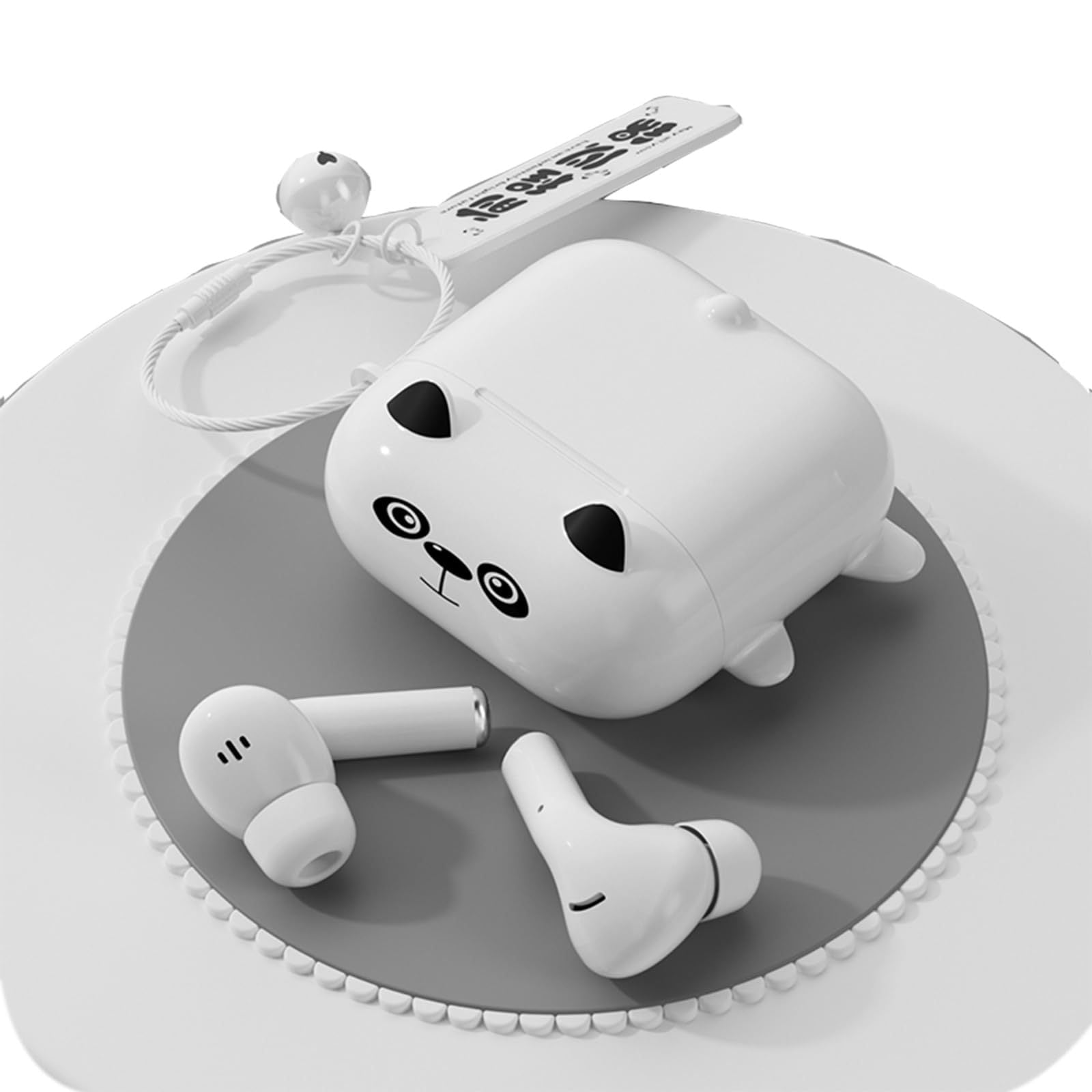 True Wireless Cute Earbuds Bluetooth Kawaii Headphones for Girls Small Mini Tiny Ear Buds for Kids Noise Cancelling Earbuds TWS Earphones Kids Wireless Earbuds for iPhone Android Walmart