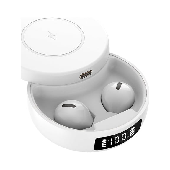 True Wireless Earbuds, 10mm Drivers with Big Bass, Bluetooth 5.3, 30H Long Playtime, Water-Resistant, 2 Mics for AI Clear Calls, 22 Preset EQs, Customization via App
