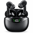 thumbnail image 1 of True Wireless Earbuds, 70H Playtime with LED Display, in Ear Earbuds Noise Cancelling, IPX7 Waterproof Bluetooth Earphones with Mic for iPhone/Android, 1 of 9