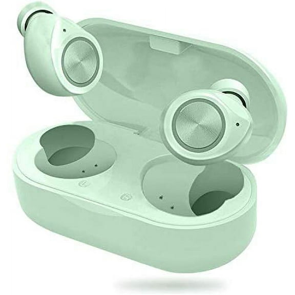 True Wireless Earbuds Bluetooth 5.0 with Charging Case,Mini HD Stereo Sound Noise Cancelling in-Ear Headphones,Touch Control  Waterproof Sports Earphone Built-in Mic
