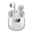 thumbnail image 1 of True Wireless Earbuds,Bluetooth 5.0 Earbuds in-Ear TWS Stereo Headphones with Charging Case IPX7 Waterproof CVC 8.0 Noise Canceling with Deep Bass for Sports Work,White, 1 of 4