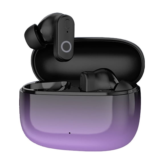 True Wireless Earbuds with Bluetooth 5.4 Spatial Audio Active Noise Cancelling 65H Total Playtime 6-Mic Technology Low Latency Gaming Touch Control Ergonomic Build Compatible Purple