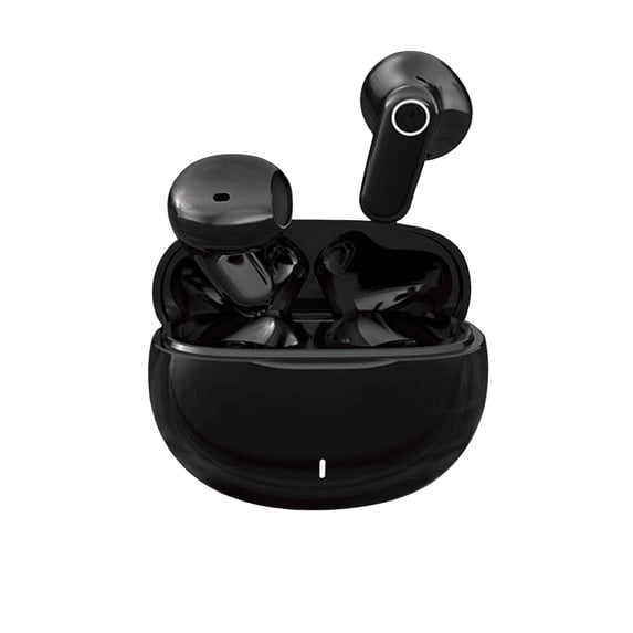 True Wireless Earbuds, In Ear Bluetooth Headphones with Bluetooth 5.4, Noise Reduction, Low Latency, IPX5 Water Resistance for Travel and Music, Black