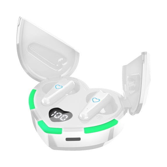 True Wireless Earbuds, In Ear Bluetooth Headphones with Bluetooth 5.3, HiFi Stereo, IPX4 Water Resistance for Music and Calls, White