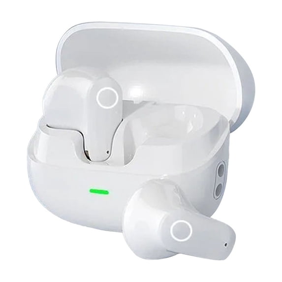 True Wireless Earbuds, In Ear Bluetooth Headphones with Bluetooth 5.4, IPX4 Water Resistance and Up to 80-Hour Playtime for Music and Calls, White