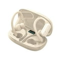thumbnail image 1 of True Wireless Earbuds, In Ear Bluetooth Headphones with Noise Reduction, Low Latency and Charging Case for Travel and Music, Beige, 1 of 6
