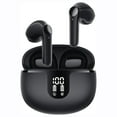 thumbnail image 1 of True Wireless Earbuds V5.3 Bluetooth Headphones Touch Control 50H Playtime with LED Power Display Charging Case, IPX7 Waterproof in-Ear Earbuds with Mic for Smart Phone TV Laptops（Black）, 1 of 6