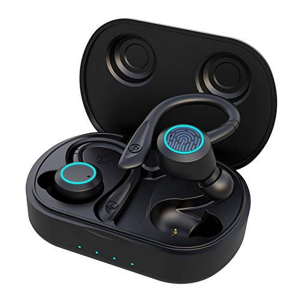 True Wireless Headphones, APEKX Update 5.0 Auto Pairing Touch Control HiFi  Stereo Sound Earbuds in-Ear Earphones Binaural Call Headset with Built-in 