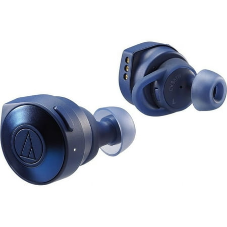 Audio-Technica - Solid Bass ATH-CKS5TW True Wireless In-Ear Headphones - Blue