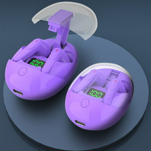 True Wireless In-Ear Headphones, Active Noise Cancelling with Smart Ambient, Pure Bass Sound, 4 mics for perfect voice calls, IPX4, 40Hrs of battery life(Purple)