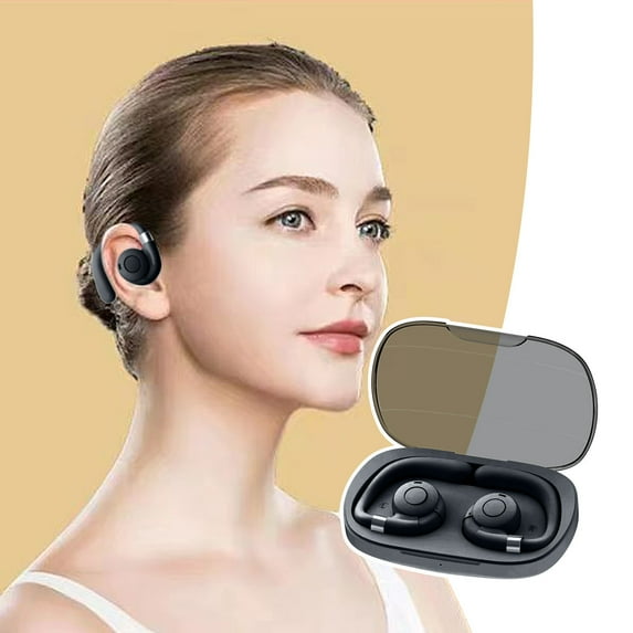 True Wireless Non In Ear Hanging Type Bluetooth Noise Cancelling Earbuds Headphones Headset 5.3 No In Kid Headphones with Cord Ear Ear HI-FI Audio Quality Dual HD Call Can Not Be Thrown Off The Sports