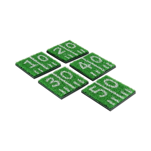 TrueZoo Home Turf Drink Coasters, Beer Wine Soda Cocktail Coasters Set of 5