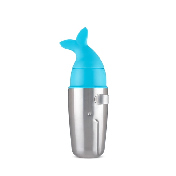 True Zoo Humphrey Whale Stainless Steel Cocktail Shaker with Cap & Strainer