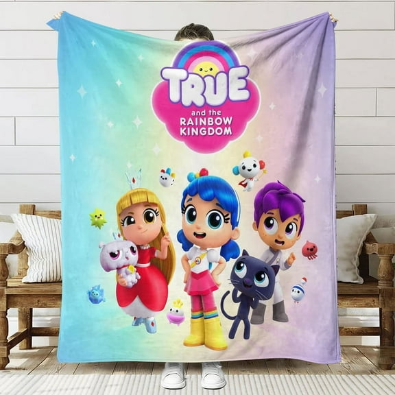 True and the Rainbow Kingdom Throw Blanket Gifts for Fans Lover Girls Boys Women Present Hoodie Him Bed 30"x40"
