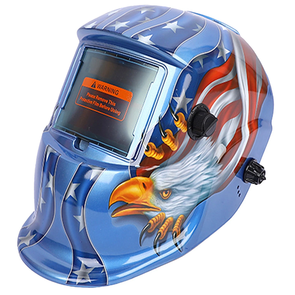 True color Solar Auto Darkening Welding Helmet Arc Grinding Helmet