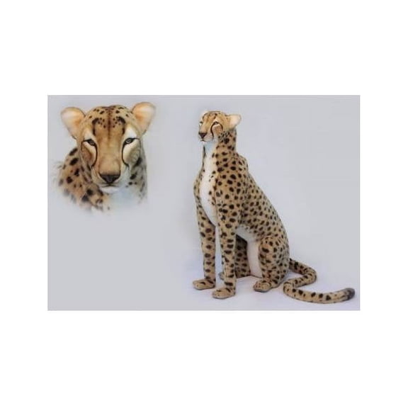 True-to-life Seated Cheetah Jacquard