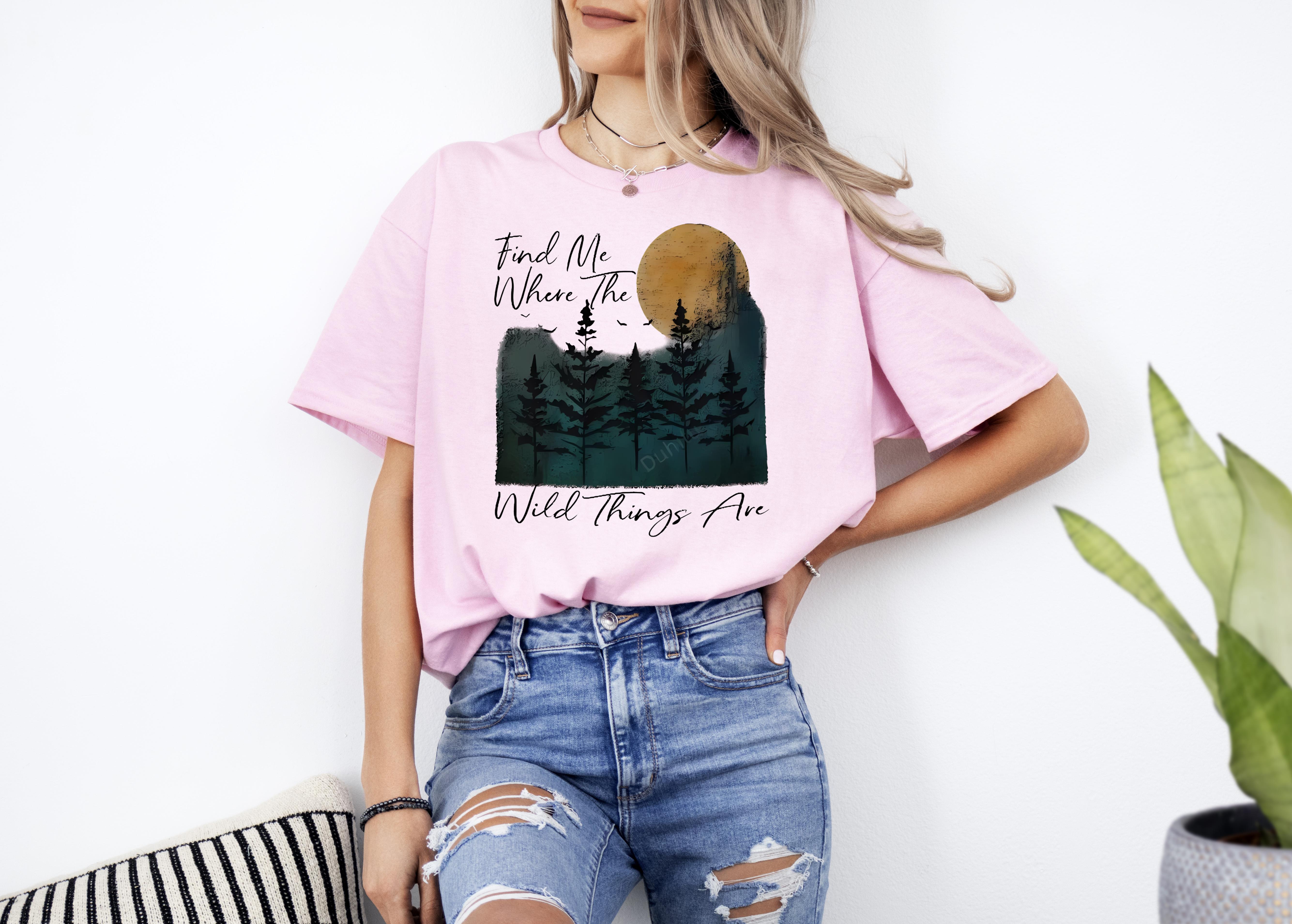 True to size, Find Me Where The Wild Things Are UNISEX TSHIRT Up To