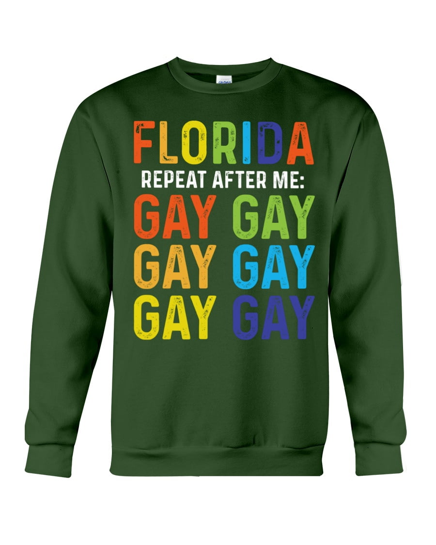 True to size, Florida Gay Crewneck Sweatshirt