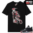 True to size, Jordan 4 Bred Reimagined matching Sneaker Match Tees