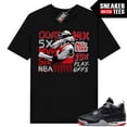 True to size, Jordan 4 Bred Reimagined matching Sneaker Match Tees