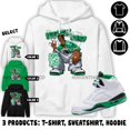 True to size, Jordan 5 Lucky Green Hoodie Lay Low Hustle Hard, In Irish