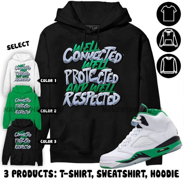 True to size, Jordan 5 Lucky Green Hoodie WELL, In Irish Green To Match