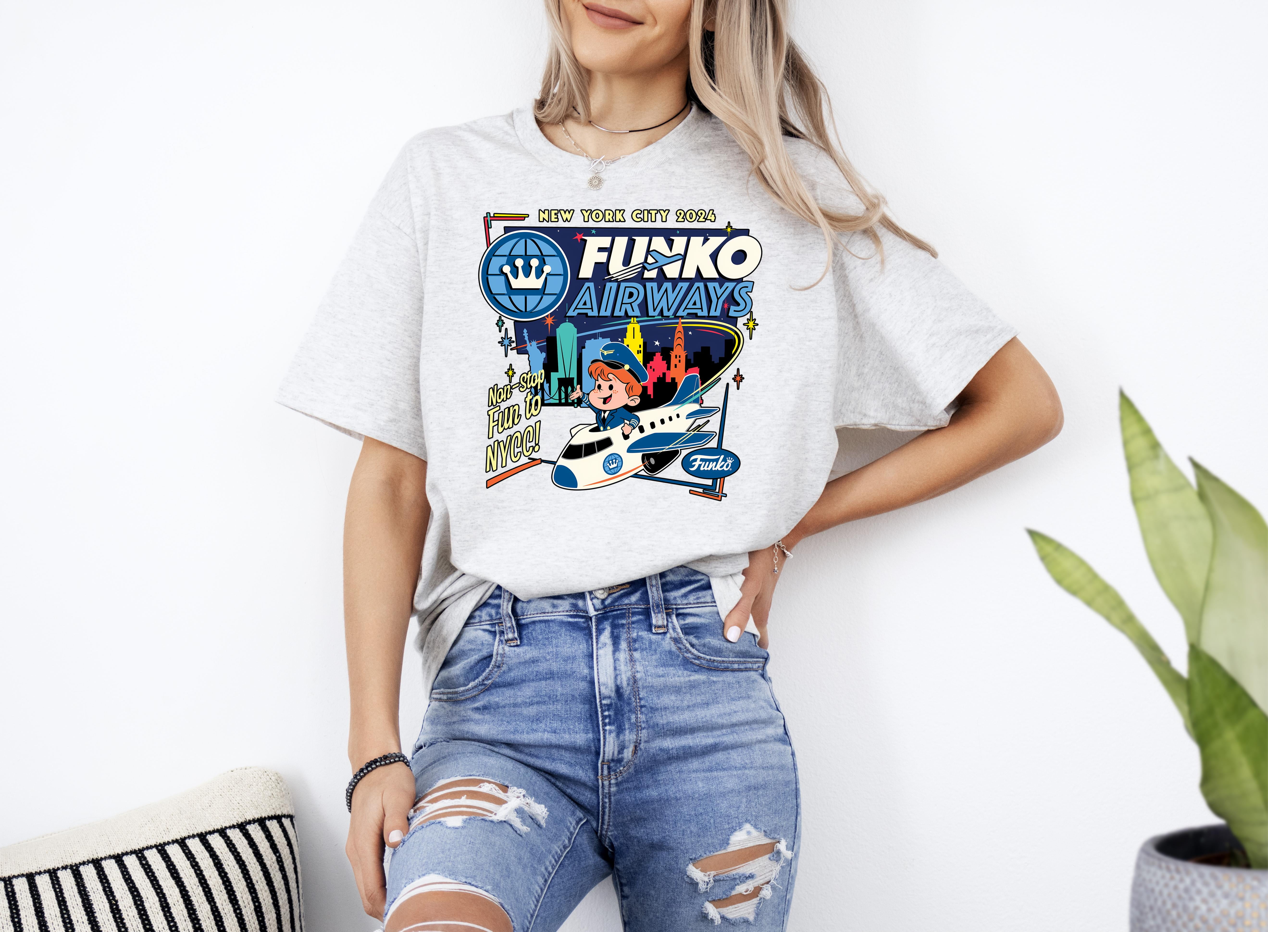 True to size, New York City 2024 Funko Airways Non Stop Fun To Nycc T