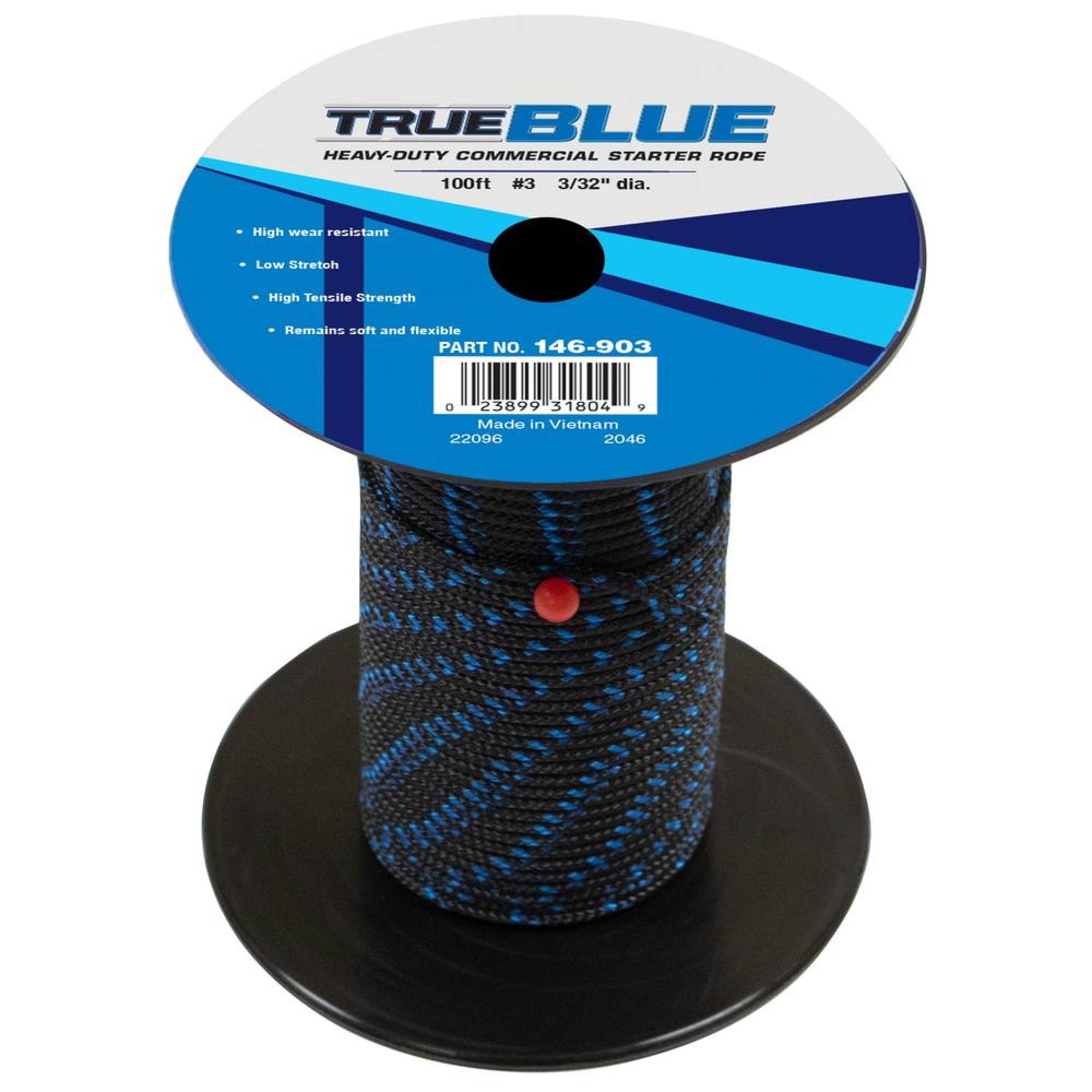 TrueBlue 100' Starter Rope For Stens 3/32