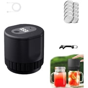TrueBright Mason Jar Vacuum Sealer, True Bright Mason Jar Sealer, Electric Mason Jar Vacuum Sealer Kit, Sealer Kit for Wide Mouth and Regular Mouth Jars, Vacuum Sealing Machine 1pc