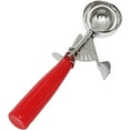 thumbnail image 1 of TrueCraftware – 1 1/3 oz Stainless Steel Ice Cream Disher, Red Handle, NSF Certified, 1 of 4