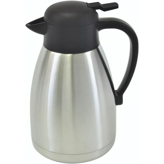 Tiken 51 Oz Thermal Coffee Carafes For Keeping Hot, Double Wall Stainless Steel