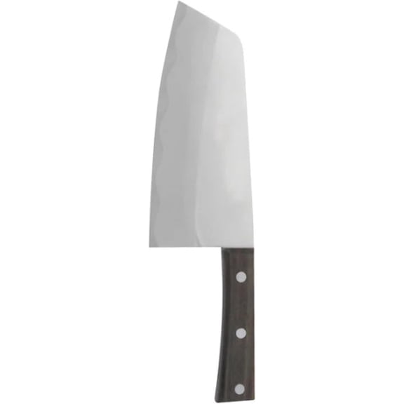 TrueCraftware 11 Stainless Steel Cleaver with Riveted Wood Handle- Sharp knife Chopper Butcher Knife Heavy Duty Butcher Knife Chopper for Chef Meat Cutting for Home Kitchen and Restaurant