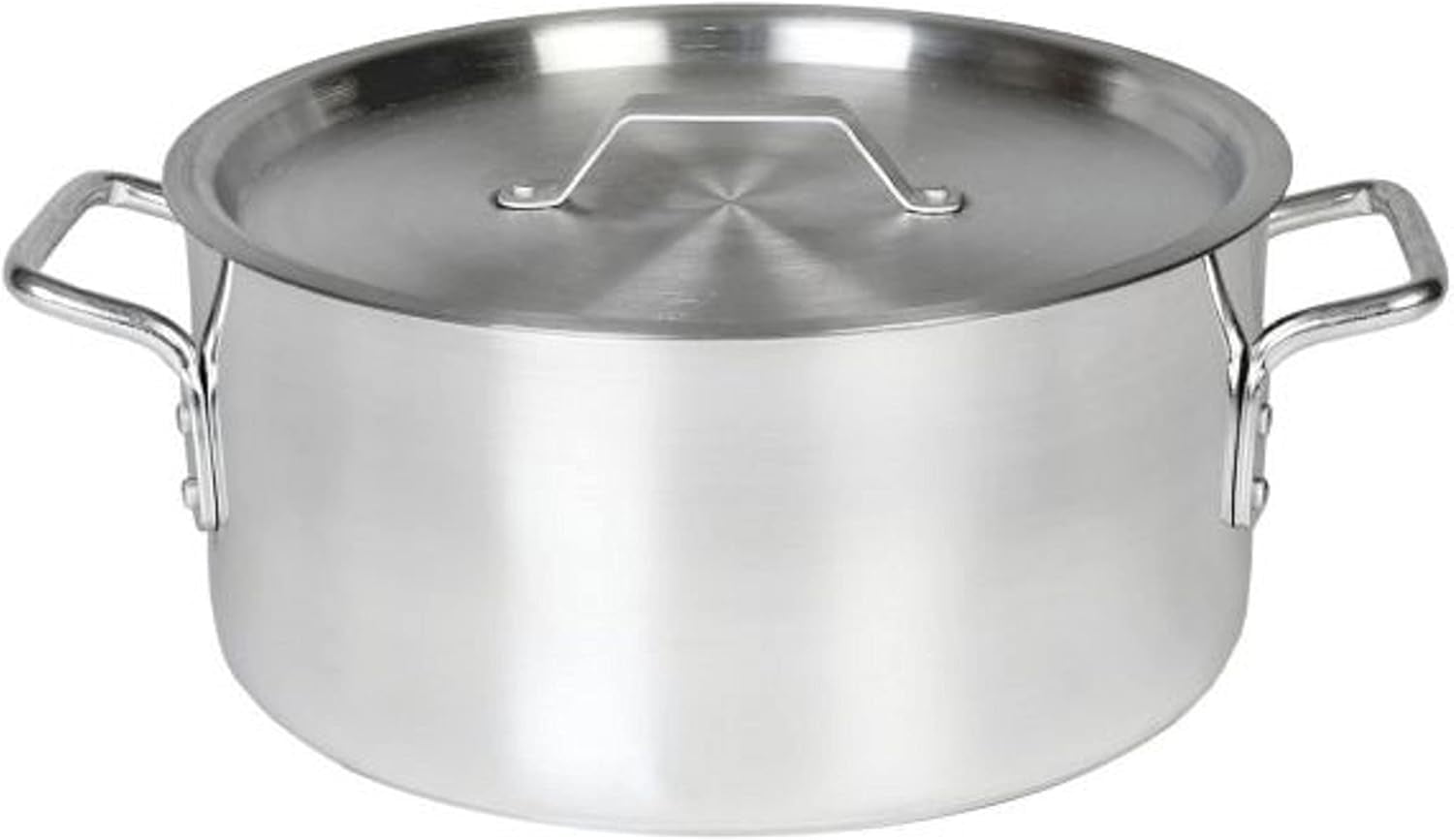 TrueCraftware- 14 qt. Aluminum Brazier Pot with Cover 6mm Thickness ...