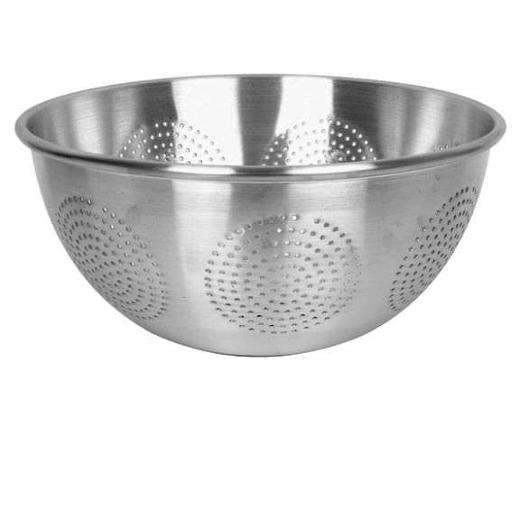 TrueCraftware  15 Qt Commercial Grade Colander, Aluminum, Heavy-Duty