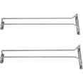 thumbnail image 1 of TrueCraftware- 16-Inch Wine Glass Rack Chrome Finish Set of 2- Stemware Rack Wire Hanging Rack Under Cabinet Wine Glass Rack Stemware Holder Glass Storage Hanger Organizer for Kitchen and Bar, 1 of 6