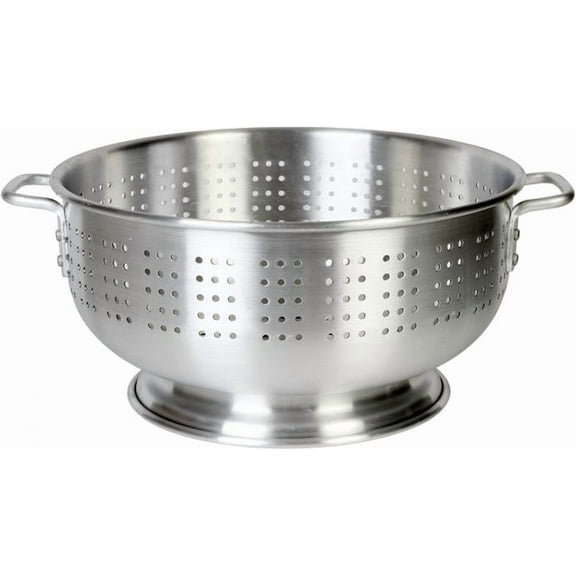 TrueCraftware- 16 Quart Heavy Duty Colander Commercial Pasta Strainer Aluminum- Pasta Spaghetti Berry Fruit Vegetable Kitchen Food Strainer Basket