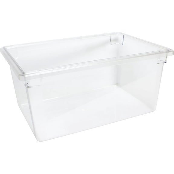 TrueCraftware- 17 Gallon Clear Food Storage Box Polycarbonate 18" X 26" X 12"- Food Storage Container Meal Prep Containers Reusable for Home Cafeteria Kitchen Organization Dishwasher Safe