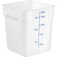 thumbnail image 1 of TrueCraftware 18 Qt. Polypropylene Square Food Storage Container White - Space Saving Food Storage Container Meal Prep Pantry Storage Container Reusable for Kitchen Organization Dishwasher Safe, 1 of 5