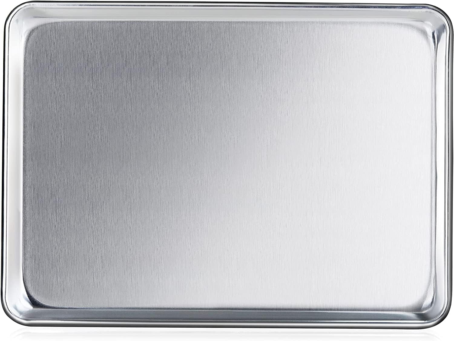TrueCraftware- 18" x 13" Half Size Stainless Steel Sheet Pan 20 Gauge- Bakeware Baking Pan Baking Sheet Baking Tray Cookie Sheet for Oven Perfect for Baking Roasting Heavy Duty & Rust Free