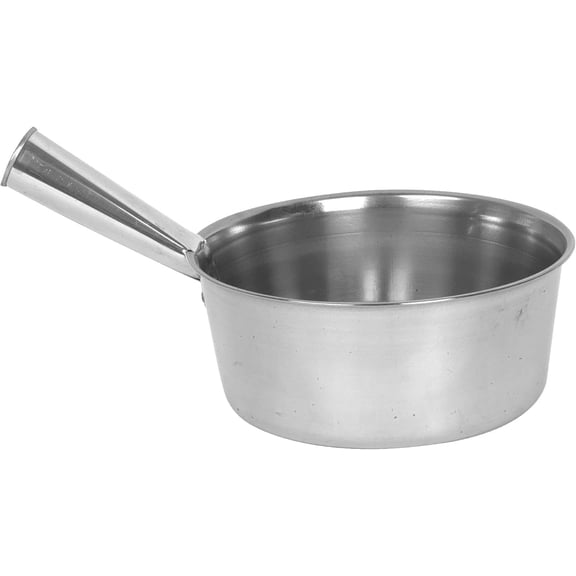 TrueCraftware- 2 Quart Water Ladle Stainless Steel Body with Welded Handle- Steel Dipper Water Ladle Soup Ladle Spoon with Long Handle Water Scoop Cup Household Accessories for long handle spoon